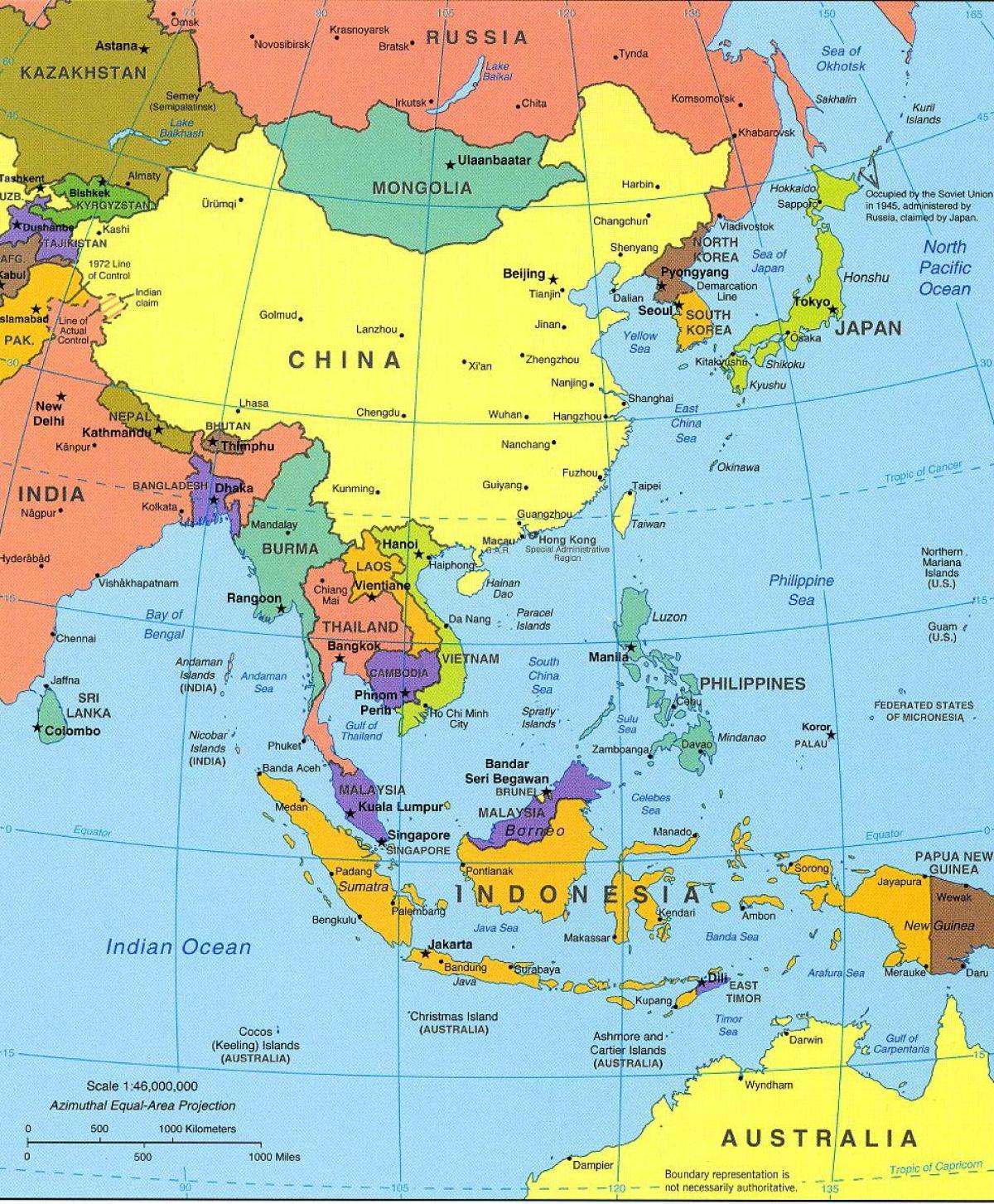 Lokalizacja Taipei na mapie świata