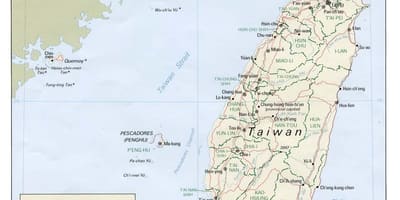Mapa Синьбэй, Tajwan