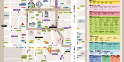 Dzielnica ximending mapie