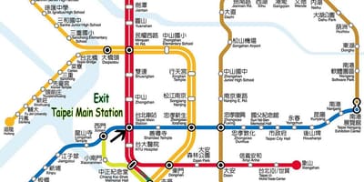 Strona główna Taipei dworzec kolejowy mapie