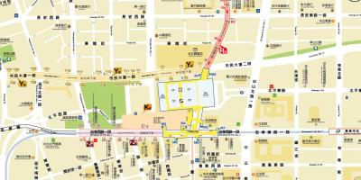 Mapa Taipei City Mall